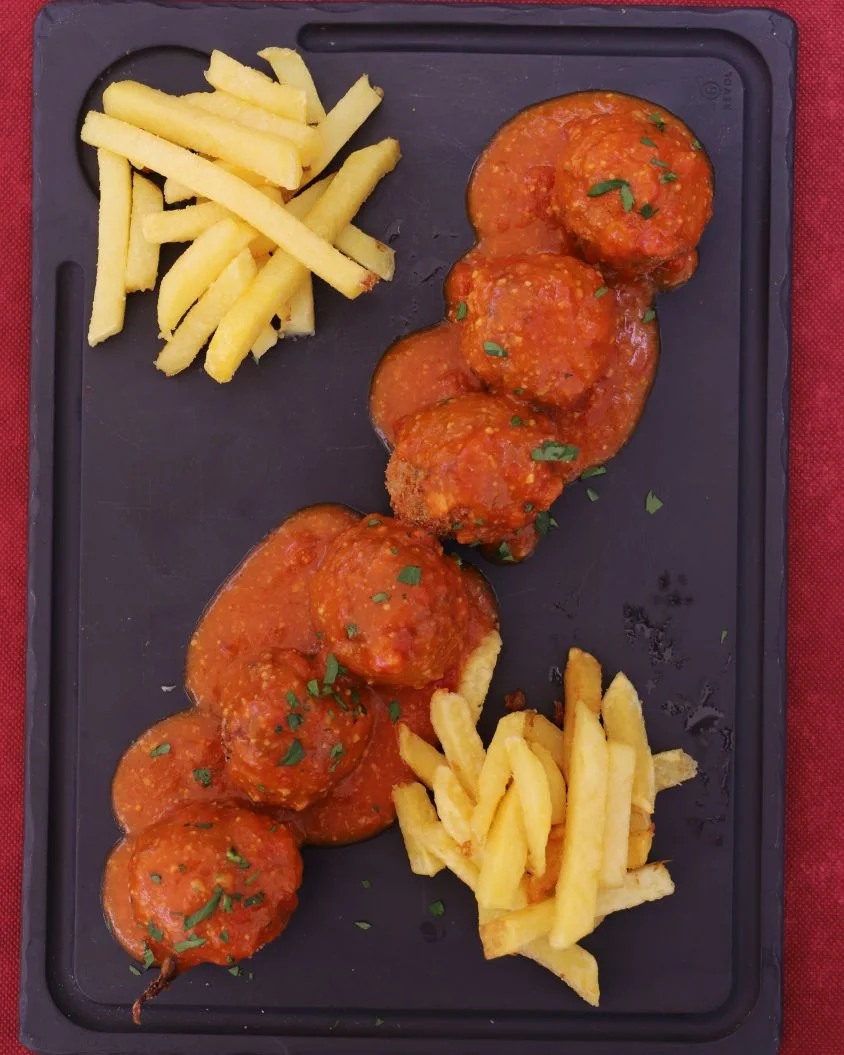 Plato vegano del Restaurante Ágora