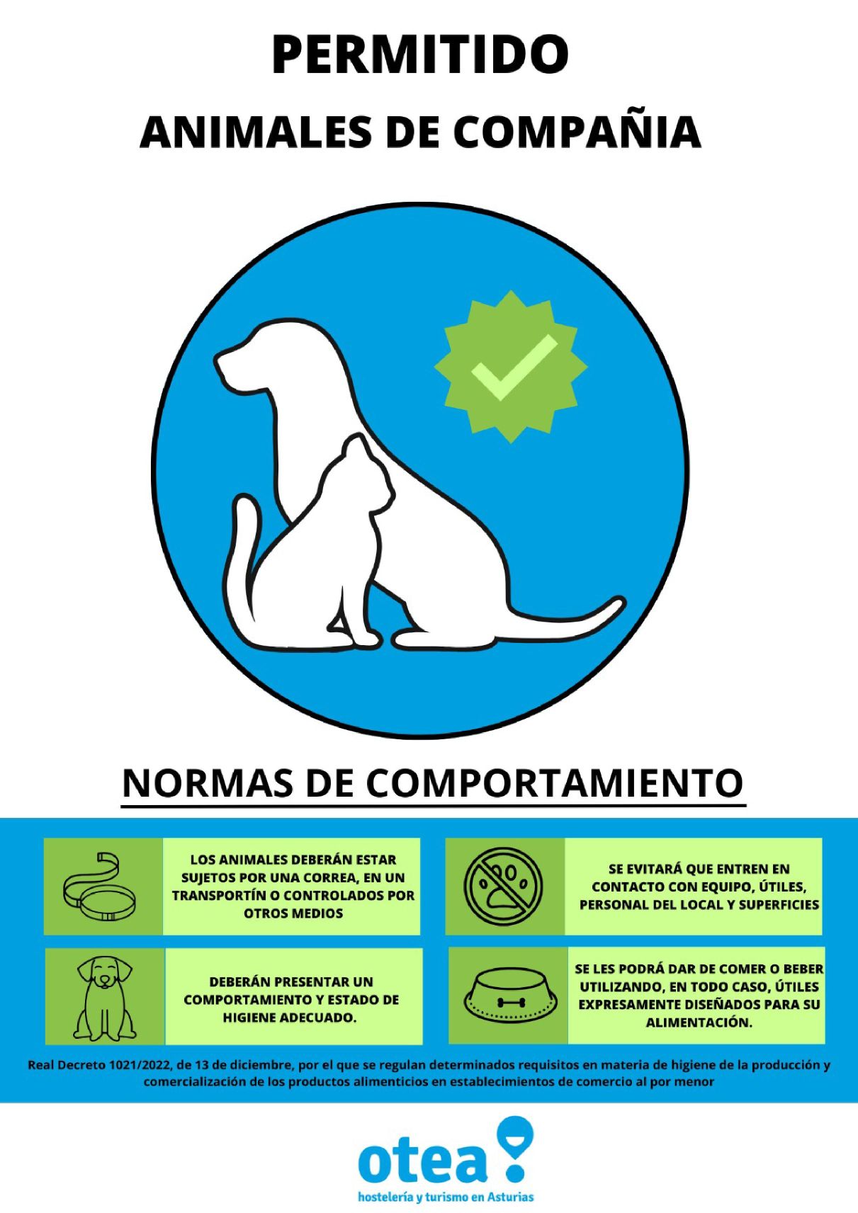 Cartel Otea perros